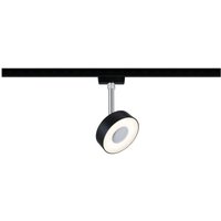 Paulmann - led URail Spot Circle in Schwarz-matt und Chrom 5W 210lm - black von Paulmann