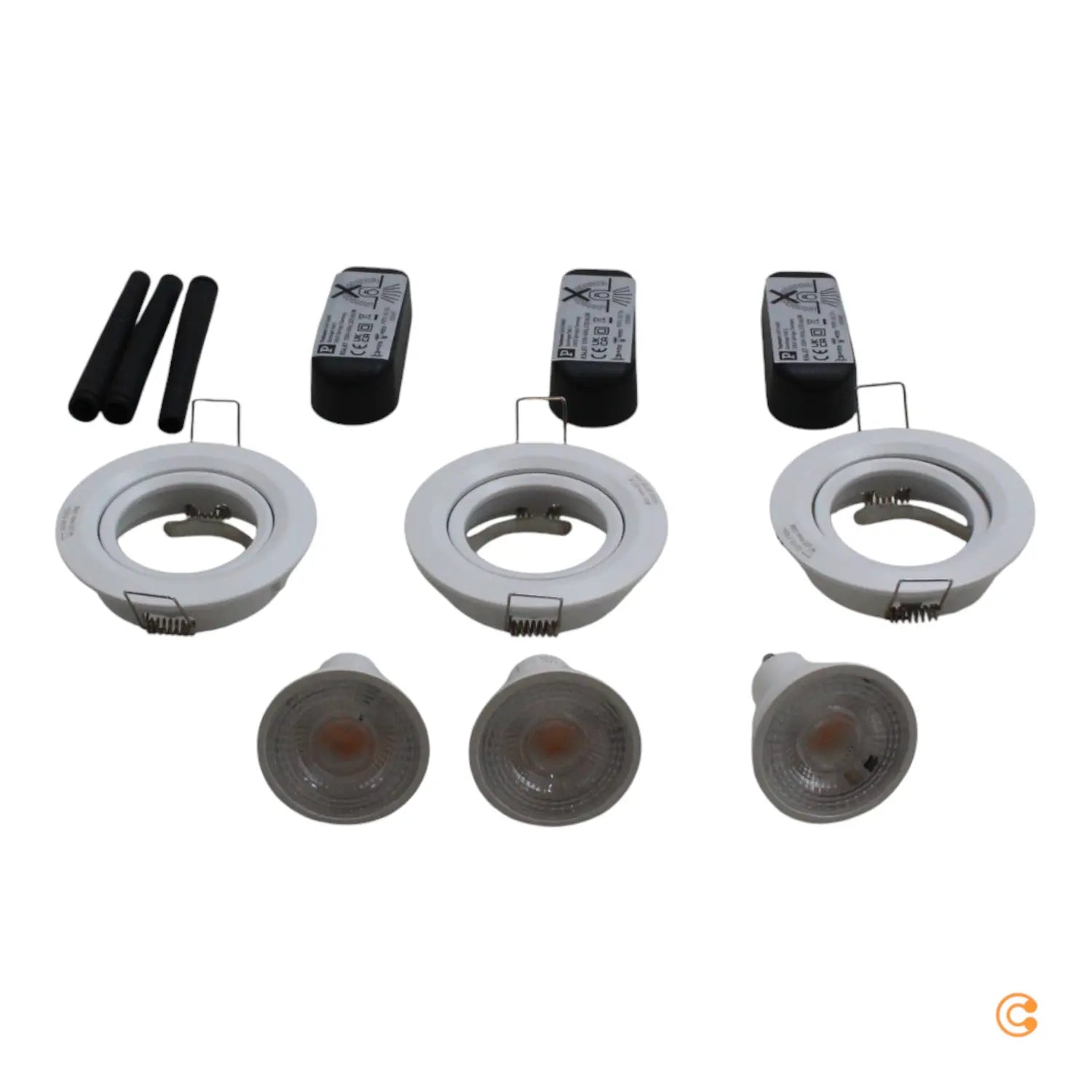 B-Ware Paulmann 3er Spot Einbauleuchte Deckenstrahler Led Weiß Matt Schwenkbar Dimmbar von Paulmann