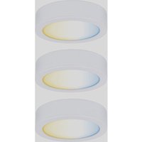 Paulmann - Clever Connect Starter Set Disc weiß matt tunable White 3er Set Innenraum-Lampen von Paulmann