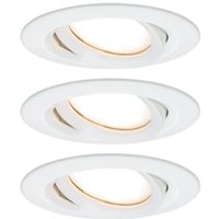 [GEBRAUCHT] Paulmann Nova Plus 3er Led Spot Einbauleuchte Lampe Leuchte Einbau Rund Weiß 6 W B-Ware von Paulmann