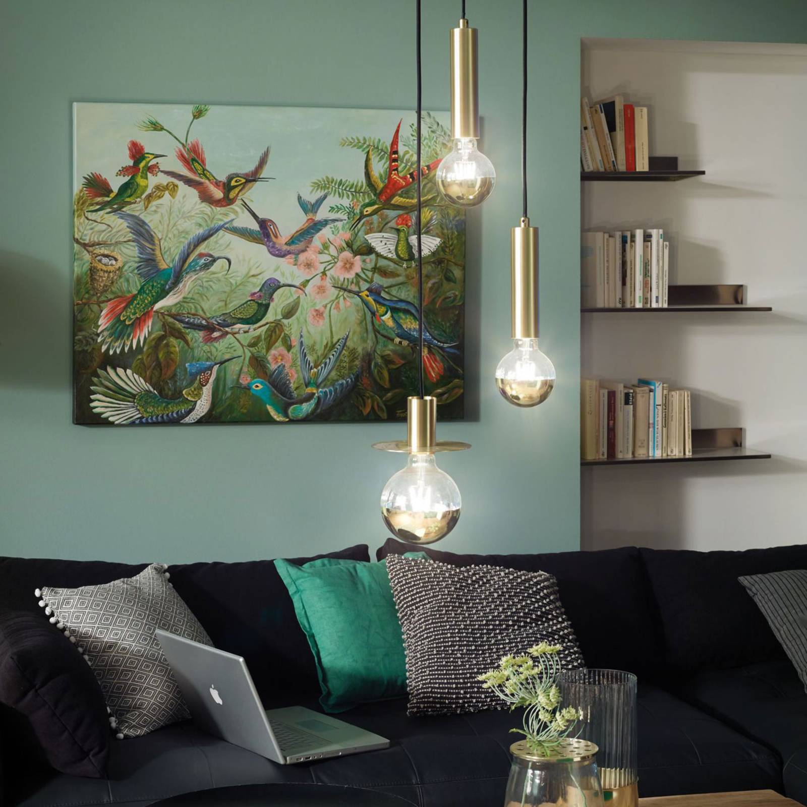 LED-Lampe E27 G125 827 6,5W Kopfspiegel gold von Paulmann