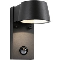 Paulmann Capea 94453 LED-Außenwandleuchte mit Bewegungsmelder 6W Grau von Paulmann