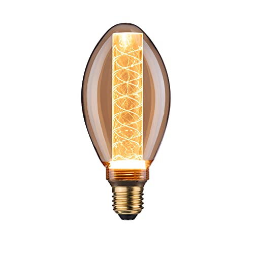 Paulman 1879 Gold Edition LED Vintage-Birne B75 Inner Glow 4W E27 Gold mit Innenkolben Spiralmuster von Paulmann