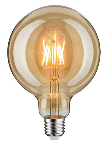 Paulmann 28403 LED Lampe Vintage Globe 125 6,5W Leuchtmittel Gold Dekolampe Beleuchtung 1700K E27 von Paulmann