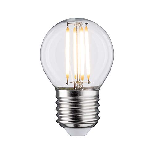 Paulmann 28633 LED Lampe Filament Tropfen 5W Klassik Leuchtmittel Klar 2700K Warmweiß E27 von Paulmann