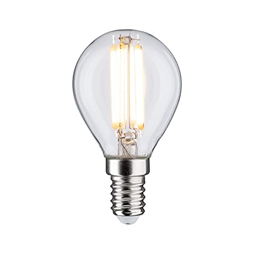 Paulmann 28650 LED Lampe Filament Tropfen 6,5W Klassik Leuchtmittel Klar 2700K Warmweiß E14 von Paulmann