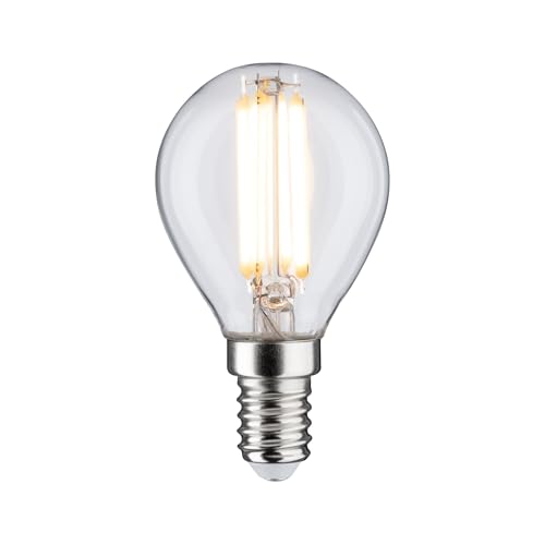 Paulmann LED Filament Tropfen, Ø 45 mm, 6,5W = 60W, E14, 806 lm, klar, 2700 K von Paulmann