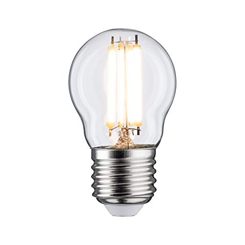 Paulmann 28655 LED Lampe Filament Tropfen 6,5W Klassik Leuchtmittel dimmbar Klar 2700K Warmweiß E27 von Paulmann