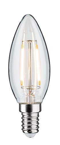 Paulmann 28683 LED Lampe Filament Kerze 2,6W Leuchtmittel Klar 2700K Warmweiß E14 von Paulmann