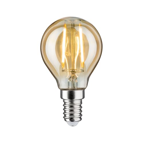 Paulmann 28711 LED Lampe Filament Tropfen 2,6W Leuchtmittel Gold 2500K Goldlicht E14 von Paulmann