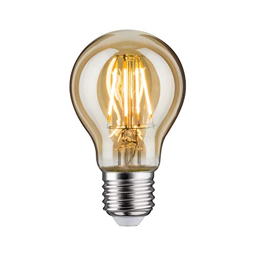 Paulmann 28714 LED Lampe Filament AGL 4,7W Leuchtmittel Gold 2500K Goldlicht E27 von Paulmann