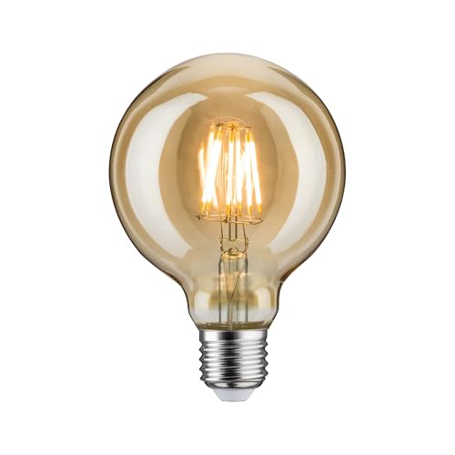 Paulmann 28716 LED Lampe Filament Globe 6,5W Leuchtmittel Gold 2500K Goldlicht E27 von Paulmann