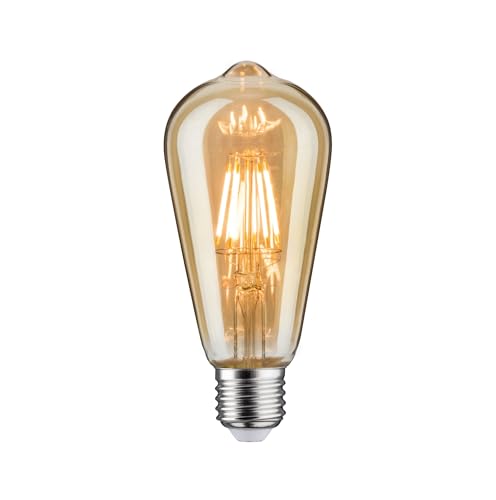 Paulmann 28717 LED Lampe Filament Kolben 6,5W Leuchtmittel Gold 2500K Goldlicht E27 Paulmann 28717 LED Lampe Filament Kolben 6,5W Leuchtmittel Gold 2500K Goldlicht E27 von Paulmann