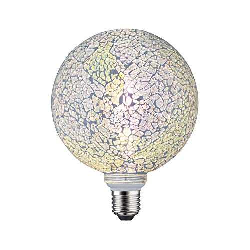 Paulmann 28745 LED Lampe Miracle Mosaic G125 Globe 5W dimmbar Leuchtmittel Weiß effizientes Licht Warmweiß 2700K E27 von Paulmann