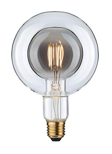 Paulmann 28763 LED Lampe Inner Shape G125 Globe 4W dimmbar Leuchtmittel Rauchglas effizientes Licht Warmweiß 2700K E27 von Paulmann