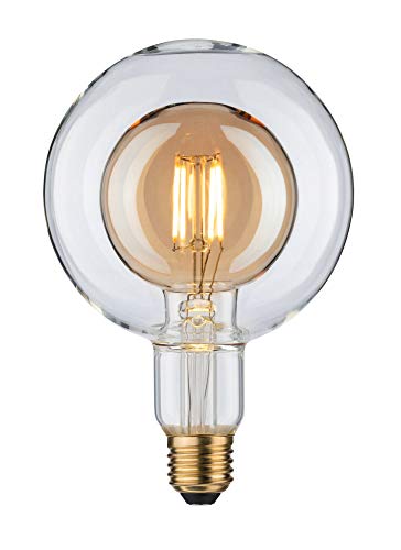 Paulmann 28765 LED Lampe Inner Shape G125 Globe 4W dimmbar Leuchtmittel Gold effizientes Licht Warmweiß 2700K E27 von Paulmann