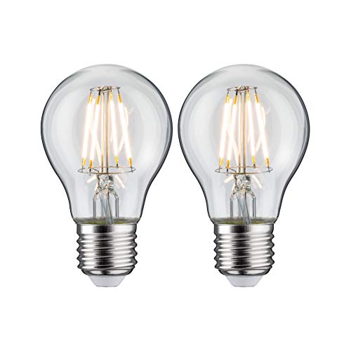Paulmann 28856 Filament 230V LED Birne E27 230V 2x470lm 2x5W 2700K Klar Lampen Leuchtmittel von Paulmann