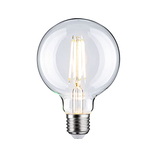 Paulmann 28969 LED Lampe Globe Filament G95 60W Klassik 806lm Leuchtmittel dimmbar Klar 2700K Warmweiß E27 von Paulmann