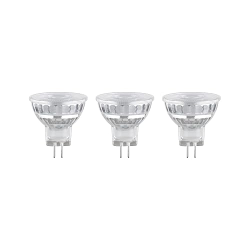 Paulmann 28977 Standard 12V LED Reflektor GU4 12V 3er-Pack 3x1,8W 3x184lm 35mm Silber Glas 2700K - Warmweiß Leuchtmittel Paulmann 28977 Standard 12V LED Reflektor GU4 12V 3er-Pack 3x1,8W 3x184lm 35mm Silber Glas 2700K - Warmweiß Leuchtmittel von Paulmann