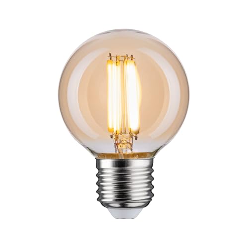 Paulmann 28985 Filament 230V LED Globe G60 E27 7W 230V 780lm 60mm Gold Glas 2700K - Warmweiß Leuchtmittel Paulmann 28985 Filament 230V LED Globe G60 E27 7W 230V 780lm 60mm Gold Glas 2700K - Warmweiß Leuchtmittel von Paulmann