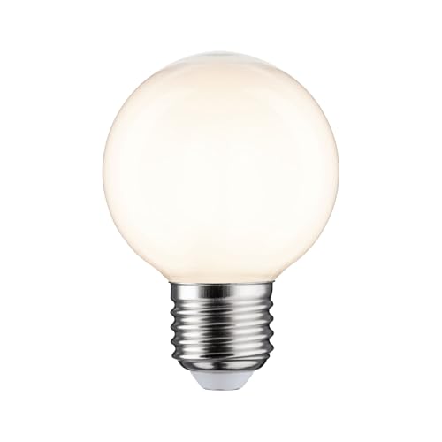 Paulmann 28989 Filament 230V LED Globe G60 E27 7W 230V 780lm 60mm Opal Glas 2700K - Warmweiß Leuchtmittel von Paulmann