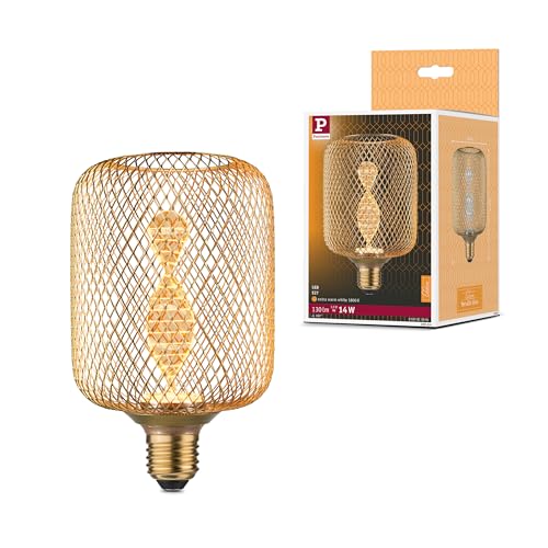 Paulmann 29084 Metallic Glow Edition Standard 230V LED Leuchtmittel Zyl E27 Helix 3,5W 130lm 100mm Messing Metall 1800K Paulmann 29084 Metallic Glow Edition Standard 230V LED Leuchtmittel Zyl E27 Helix 3,5W 130lm 100mm Messing Metall 1800K von Paulmann