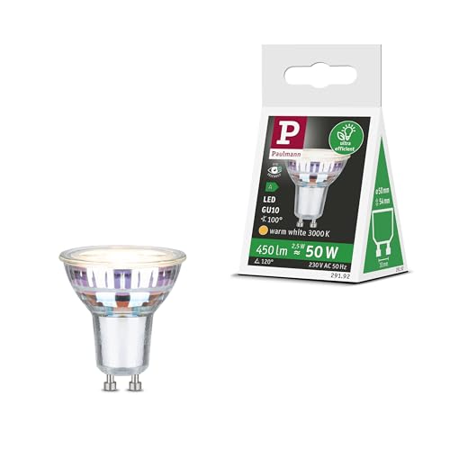 Paulmann 29192 Eco-Line Standard 230V LED Reflektor GU10 450lm 2,5W 3000K Silber Leuchtmittel Paulmann 29192 Eco-Line Standard 230V LED Reflektor GU10 450lm 2,5W 3000K Silber Leuchtmittel von Paulmann