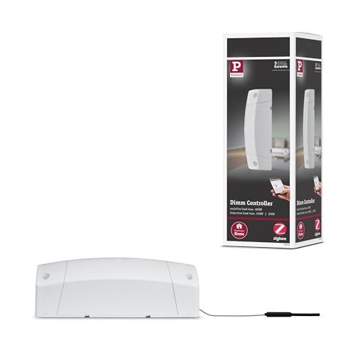 Paulmann 500.44 Smart Home Zigbee Cephei Dimm Controller max. 400W 230V AC Schaltgerät 50044 - Amazon Echo Plus kompatibel Paulmann 500.44 Smart Home Zigbee Cephei Dimm Controller max. 400W 230V AC Schaltgerät 50044 - Amazon Echo Plus kompatibel von Paulmann
