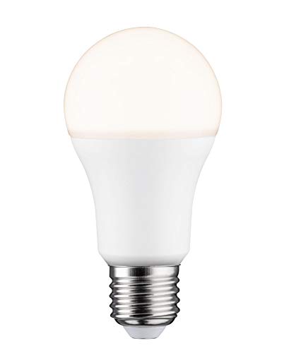 Paulmann 50122 LED Lampe Standardform Smart Home Zigbee Warmweiß 9 Watt dimmbar Energiesparlampe Matt Beleuchtung Lampen 2700 K E27 von Paulmann