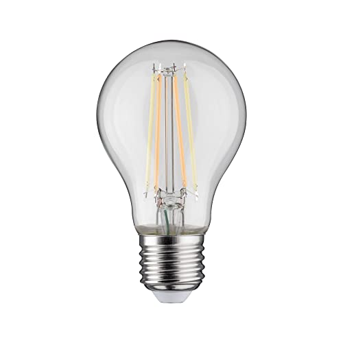 Paulmann 50394 LED Lampe Birne Smart Home Zigbee Filament E27 230V 806lm 7W Klar dimmbar Tunable White Leuchtmittel 2200-6500 K, 1 Stück (1er Pack) von Paulmann
