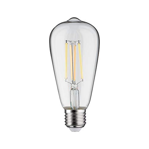 Paulmann 50395 LED Lampe Filament ST64 Kolben Smart Home Zigbee Tunable White 7W dimmbar Klar Goldlicht bis Tageslichtweiß 2200-6500K E27 von Paulmann