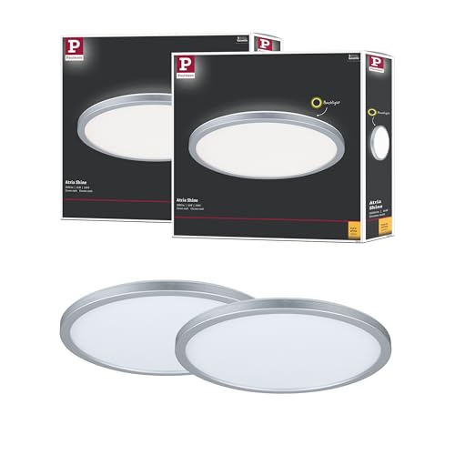Paulmann 5225 LED Panel Abia rund 300mm 2x22W 2x2200lm 2700K Chrom matt von Paulmann