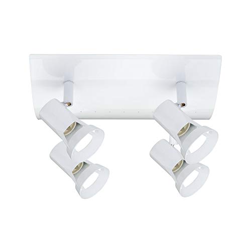 Paulmann 66705 Spotlight Teja max. 4x10 Watt Spot Weiß Spotlight Metall Deckenlampe GU10 Deckenstrahler ohne Leuchtmittel Strahler Paulmann 66705 Spotlight Teja max. 4x10 Watt Spot Weiß Spotlight Metall Deckenlampe GU10 Deckenstrahler ohne Leuchtmittel Strahler von Paulmann