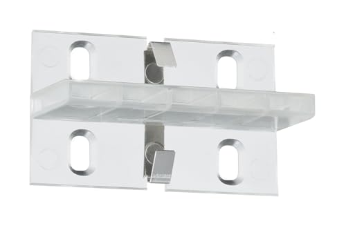 Paulmann 70275 Duo Profil Fixture zur Befestigung von Duo Profil an Wand oder Decke 4er Pack Transparent Metall Kunststoff Zubehör für LED Strips Paulmann 70275 Duo Profil Fixture zur Befestigung von Duo Profil an Wand oder Decke 4er Pack Transparent Metall Kunststoff Zubehör für LED Strips von Paulmann