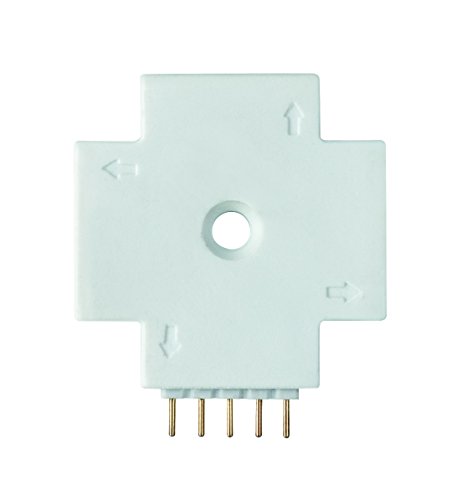Paulmann 70617 MaxLED X-Verbinder für LED Strip Weiß Stripe Zubehör 4 Anschlussmöglichkeiten einfach von Paulmann