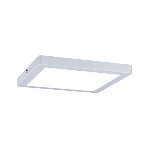 Paulmann 70870 LED Panel Atria eckig Deckenleuchte 20W Licht 2700K Warmweiß LED Panel Weiß matt dimmbar für Wand- und Deckenmontage von Paulmann