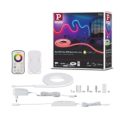 Paulmann 70965 MaxLED Flow Basisset 1,5m RGB 13,5 Watt inkl. Funk-Fernbedienung von Paulmann