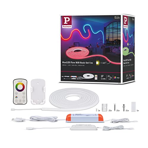 Paulmann 70967 MaxLED Flow Basisset 5m RGB 43 Watt inkl. Funk-Fernbedienung Paulmann 70967 MaxLED Flow Basisset 5m RGB 43 Watt inkl. Funk-Fernbedienung von Paulmann