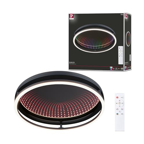 Paulmann 71056 LED Deckenleuchte Spaceglow One RGB+ 2000lm 230V 34,5W Schwarz matt Paulmann 71056 LED Deckenleuchte Spaceglow One RGB+ 2000lm 230V 34,5W Schwarz matt von Paulmann