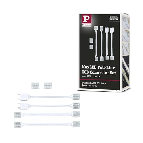 Paulmann 71057 MaxLED Connector Set Full-Line COB Weiß, Transparent Paulmann 71057 MaxLED Connector Set Full-Line COB Weiß, Transparent von Paulmann