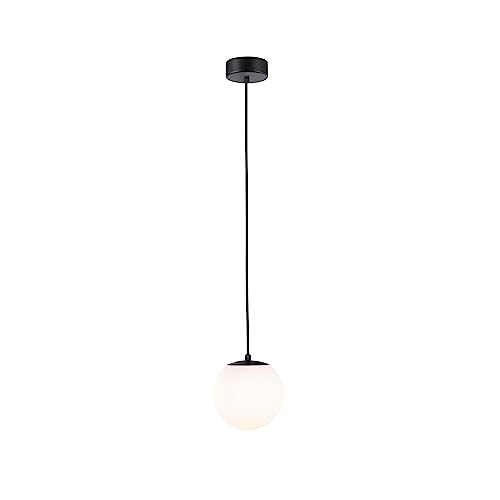 Paulmann 71073 LED Pendelleuchte Selection Bathroom Gove IP44 9W Schwarz matt, Satin Badleuchte von Paulmann