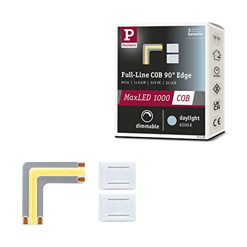 Paulmann 71130 MaxLED 1000 LED Strip Full-Line COB Edge 0,6W 2133lm/m 800LEDs/m dimmbar 0m Silber Kunststoff 6500K LED Band erweiterbar Paulmann 71130 MaxLED 1000 LED Strip Full-Line COB Edge 0,6W 2133lm/m 800LEDs/m dimmbar 0m Silber Kunststoff 6500K LED Band erweiterbar von Paulmann