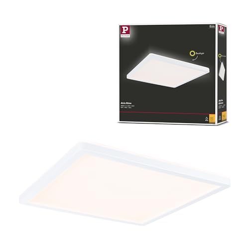 Paulmann 71155 LED Panel Atria Shine Backlight IP44 eckig 293x293mm 16W 1600lm 3000K Weiß Deckenleuchte Paulmann 71155 LED Panel Atria Shine Backlight IP44 eckig 293x293mm 16W 1600lm 3000K Weiß Deckenleuchte von Paulmann