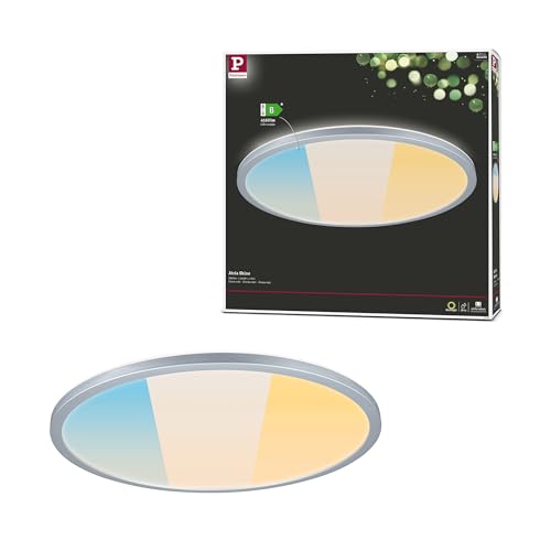 Paulmann 71278 LED Panel Atria Shine IP44 rund 398mm 20,8W 2800lm 3000-6500K Chrom matt Paulmann 71278 LED Panel Atria Shine IP44 rund 398mm 20,8W 2800lm 3000-6500K Chrom matt von Paulmann