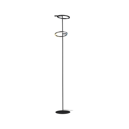 Paulmann 71279 LED Stehleuchte Odila Tunable White 2x1200lm 2x10,4W Schwarz matt, Chrom von Paulmann
