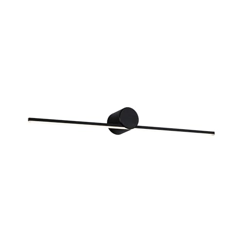 Paulmann 75411 LED Leuchtspiegel Sava IP44 3000K 300lm 230V 5W Schwarz matt von Paulmann