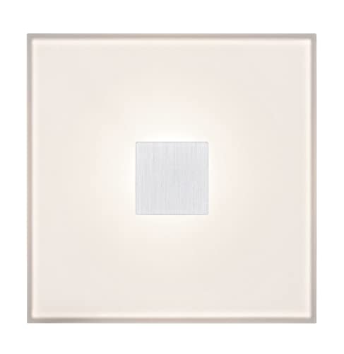 Paulmann 78400 LumiTiles LED Fliese Square Ergänzung IP44 10x10cm incl. 1x0,8 W dimmbar Warmweiß Weiß Kunststoff, Aluminium Badbeleuchtung 2700 K von Paulmann