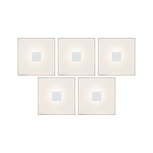 Paulmann 78402 LumiTiles LED Fliesen Square Set IP44 10x10cm 5er-Set incl. 5x0,8 W Warmweiß Weiß Kunststoff, Aluminium Badbeleuchtung 2700 K Paulmann 78402 LumiTiles LED Fliesen Square Set IP44 10x10cm 5er-Set incl. 5x0,8 W Warmweiß Weiß Kunststoff, Aluminium Badbeleuchtung 2700 K von Paulmann