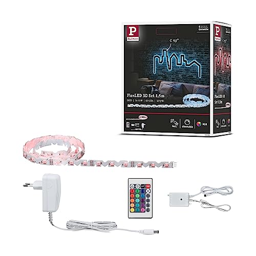 Paulmann 789.64 FlexLED 3D Basisset 1,5m RGB Leuchtschrift selber machen von Paulmann