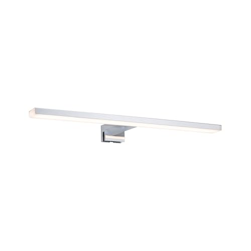 Paulmann HomeSpa LED Spiegelleuchte Evie, IP44, 8W=75W, Chrom, 610 lm, 3.000K, Warmweiß von Paulmann